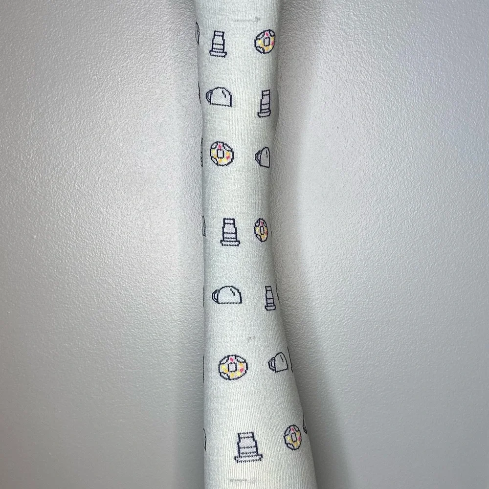 FIGS Compression Socks Size Small S Coffee STAT Donuts nursing medical grey - Picture 7 of 7